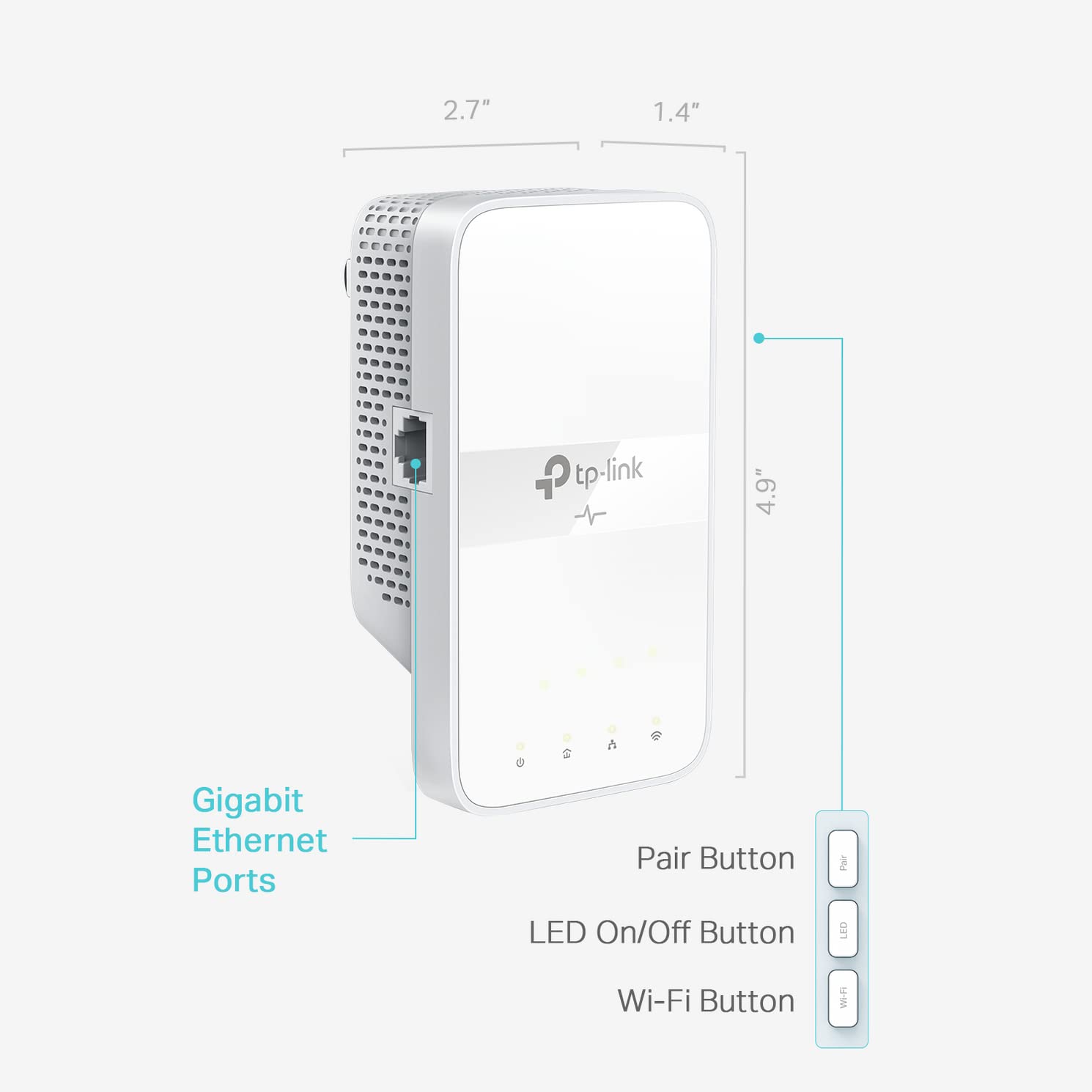 Foto 3 pulgar | Extensor Wifi Powerline Tp-link Tl-wpa7617 Av1000 Ac1200 - Venta Internacional.