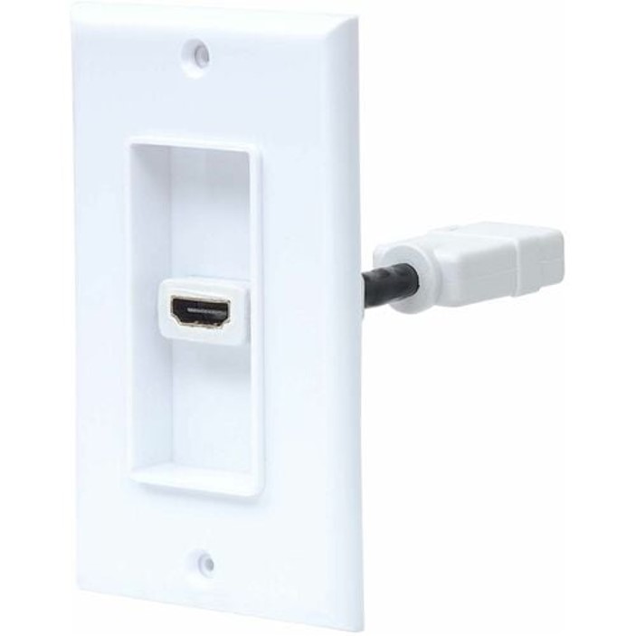 Manhattan - Cople Hdmi Blanco Con Faceplate 1 Puerto