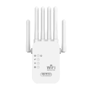 Foto 2 | Repetidor Extensor De Señal Wifi De 1200 Mbps Con 6 Antenas Y Tecnología Dual Band 2.4 Ghz + 5 Ghz