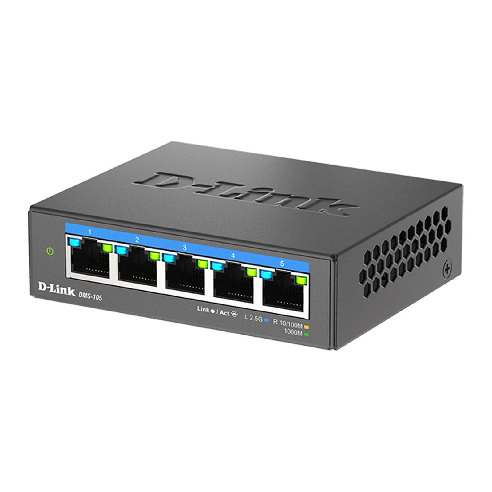 Foto 6 | Conmutador para Juegos D-Link DMS-105 de 5 Puertos y 2,5 GB de Red No Gestionada - Venta Internacional