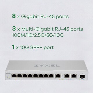Foto 4 | Conmutador Zyxel XGS1250-12 Multi-Gigabit Ethernet de 12 Puertos - Venta Internacional