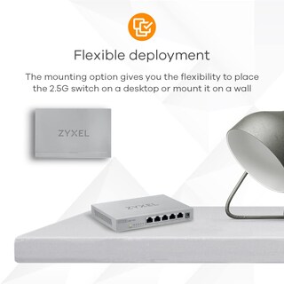 Foto 5 | Conmutador Zyxel de 5 Puertos y 2,5 GB Multigig Ethernet no Gestionado MG-105 - Venta Internacional