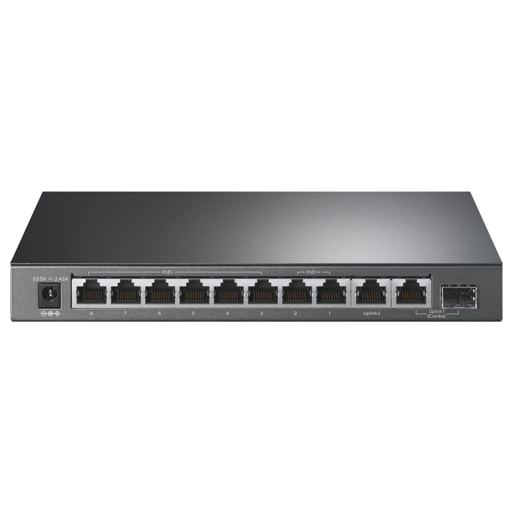 Foto 3 pulgar | Conmutador Poe TP-Link TL-SG1210PP 8 Puertos 6 Poe+ 2 Poe++ 123 W - Venta Internacional