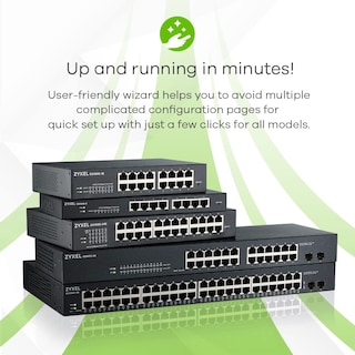 Foto 4 | Conmutador Zyxel GS1900-24EP Gigabit Ethernet Poe+ de 24 Puertos - Venta Internacional