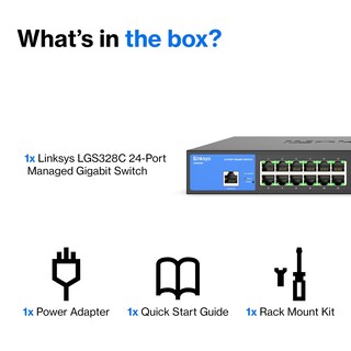 Foto 4 | Conmutador de Red Linksys LGS328C de 24 Puertos Gestionado por Gigabit - Venta Internacional