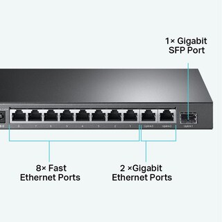 Foto 2 | Conmutador Ethernet Poe TP-Link TL-SL1311MP de 8 Puertos 10/100 Mbps - Venta Internacional