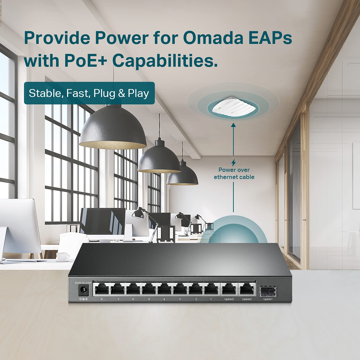 Foto 5 pulgar | Conmutador Ethernet Poe TP-Link TL-SL1311MP de 8 Puertos 10/100 Mbps - Venta Internacional