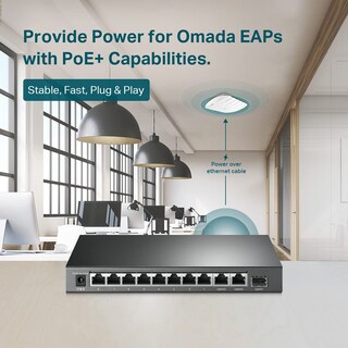 Foto 4 | Conmutador Ethernet Poe TP-Link TL-SL1311MP de 8 Puertos 10/100 Mbps - Venta Internacional