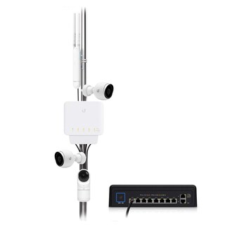 Foto 3 | Conmutador Ubiquiti Poe de 5 Puertos Gigabit 802.3bt para Interior/Exterior - Venta Internacional