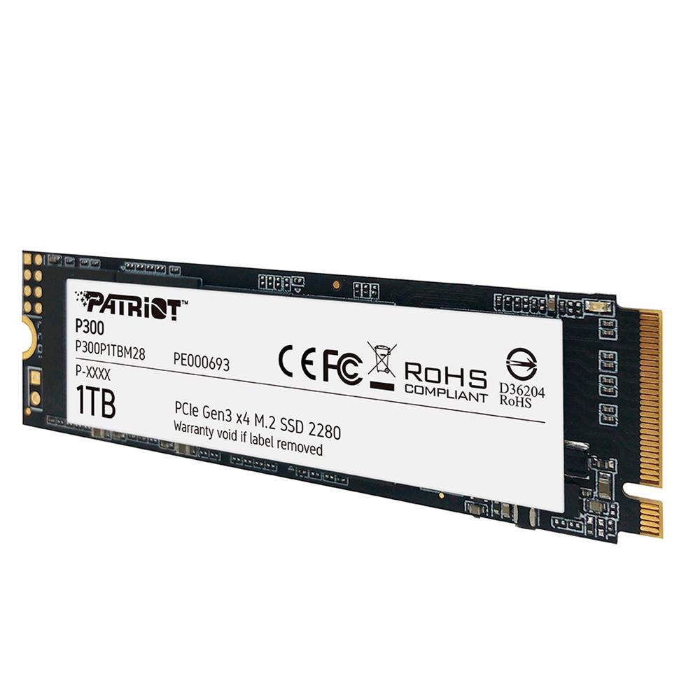 Foto 3 pulgar | Unidad De Estado Solido Ssd M.2 1tb Patriot P300 Nvme Pcie 3.0 2100/1650 Mb/s P300p1tbm28