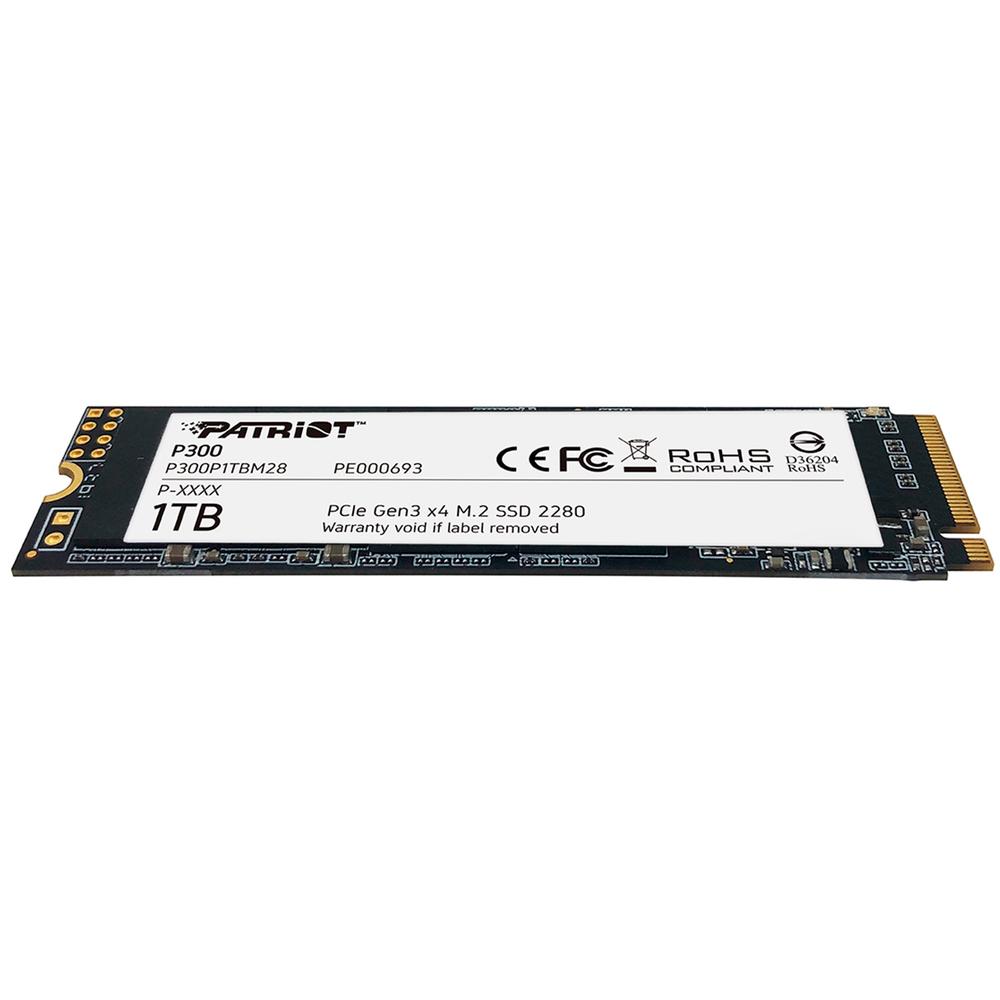 Foto 5 pulgar | Unidad De Estado Solido Ssd M.2 1tb Patriot P300 Nvme Pcie 3.0 2100/1650 Mb/s P300p1tbm28