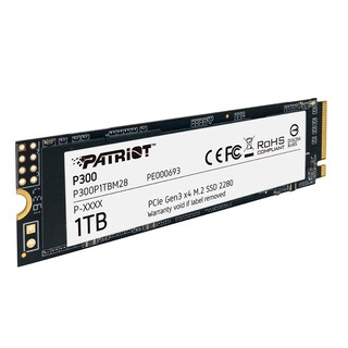 Foto 5 | Unidad De Estado Solido Ssd M.2 1tb Patriot P300 Nvme Pcie 3.0 2100/1650 Mb/s P300p1tbm28