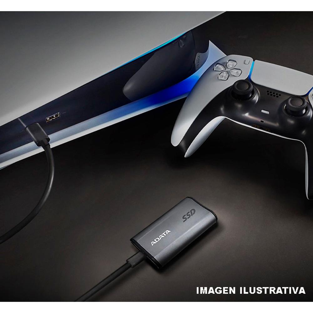 Foto 7 pulgar | Unidad De Estado Solido Ssd Externo 1tb Adata Se880 Usb-c 2000 Mb/s Xbox One Ps4 Ps5 Aeli-se880-1tcg Color Gris