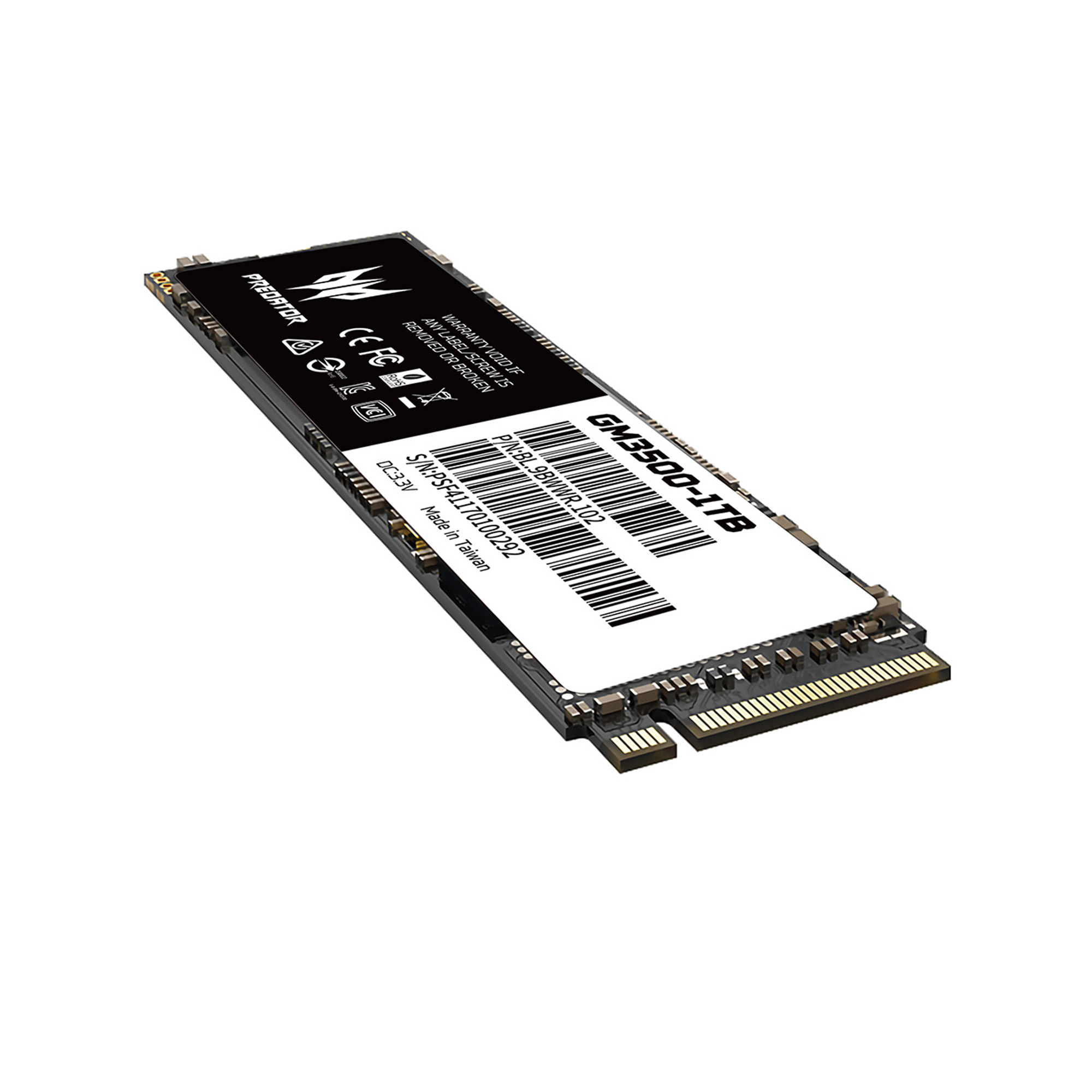 Foto 5 pulgar | Unidad de Estado Sólido Predator Gm3500 De 1 Tb M2 2280 Nvme Pcie Gen 3x4 3400/3000 Mb/s