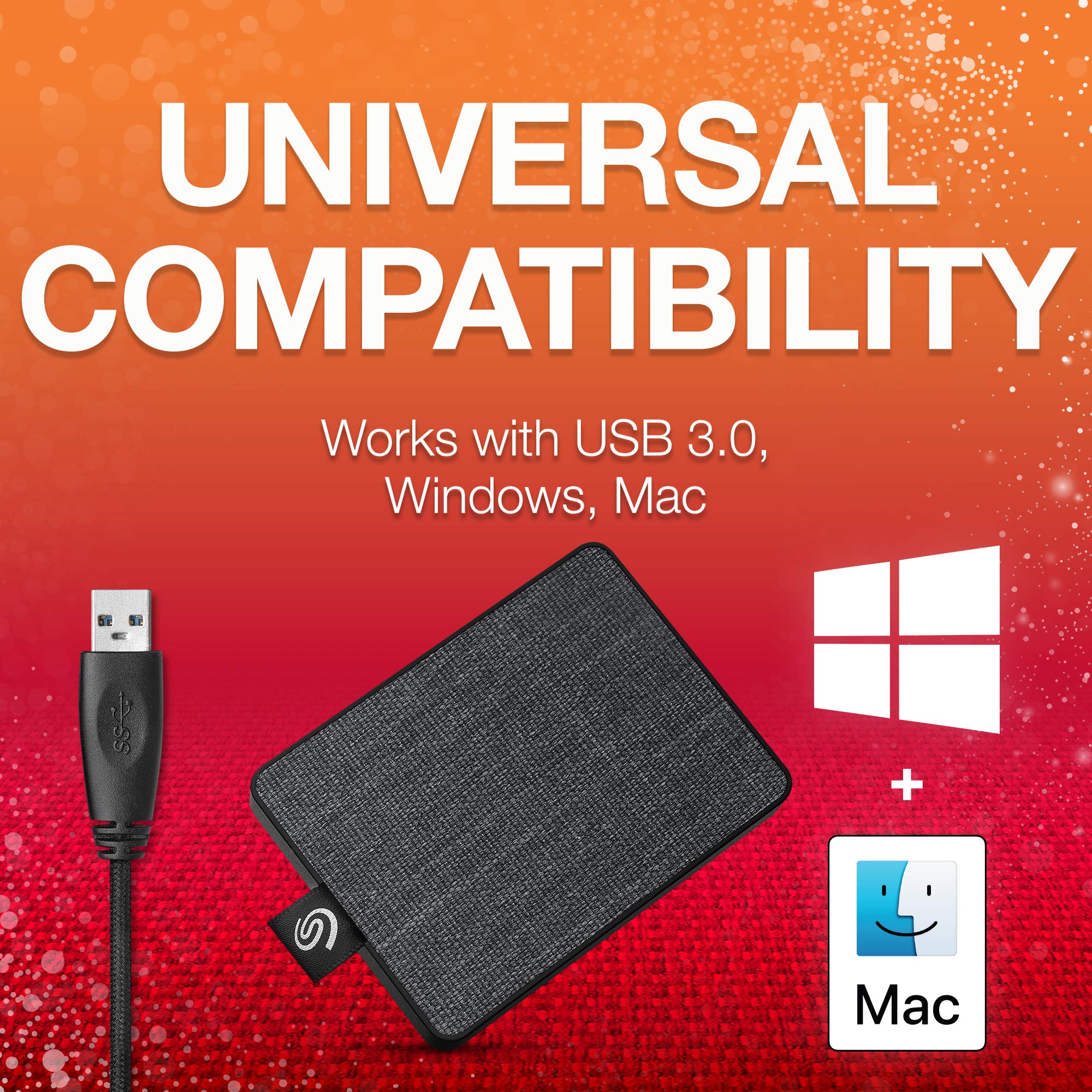 Foto 5 | Ssd Seagate One Touch 1tb Portátil Externo Negro Usb 3.0 - Venta Internacional.