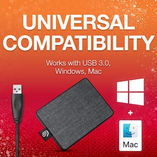 Foto 5 | Ssd Seagate One Touch 1tb Portátil Externo Negro Usb 3.0 - Venta Internacional.