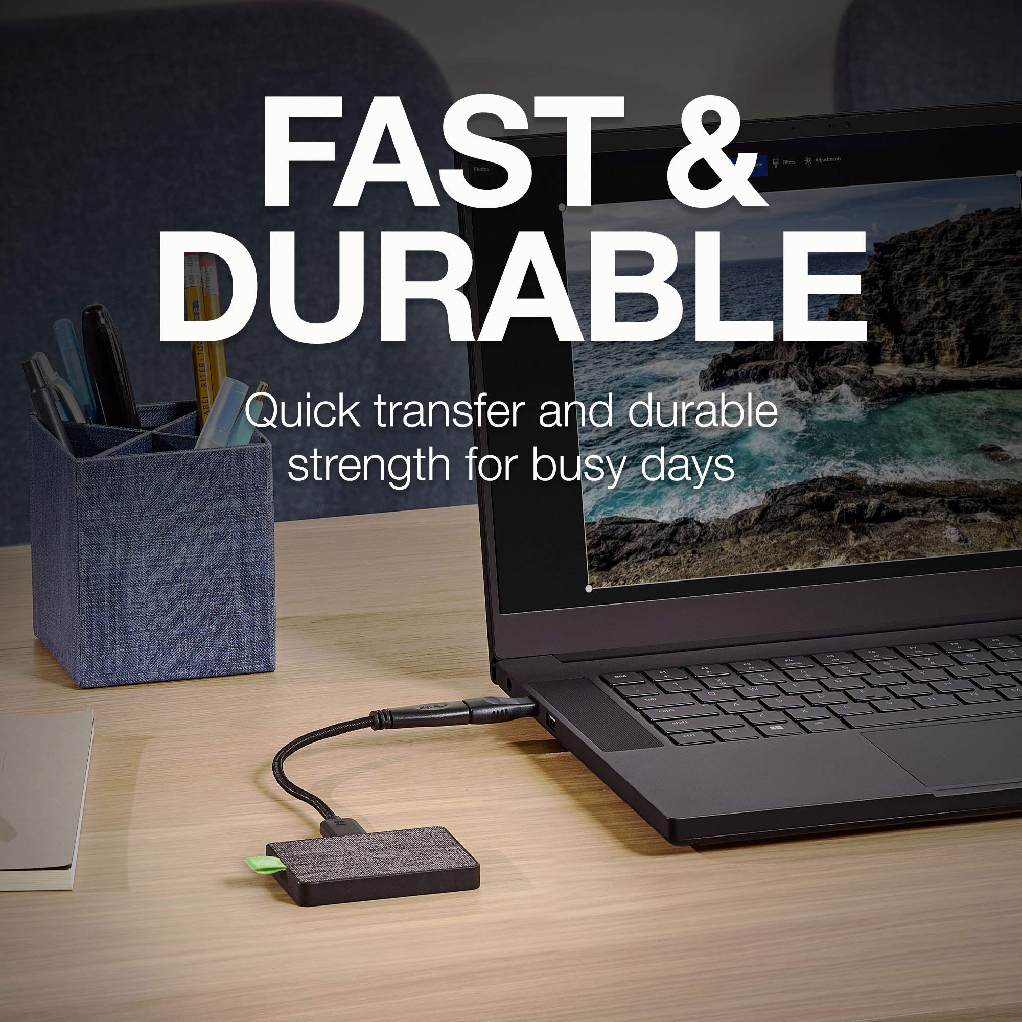Foto 6 pulgar | Ssd Seagate Ultra Touch 1tb Portátil Externo Negro Usb-c - Venta Internacional.
