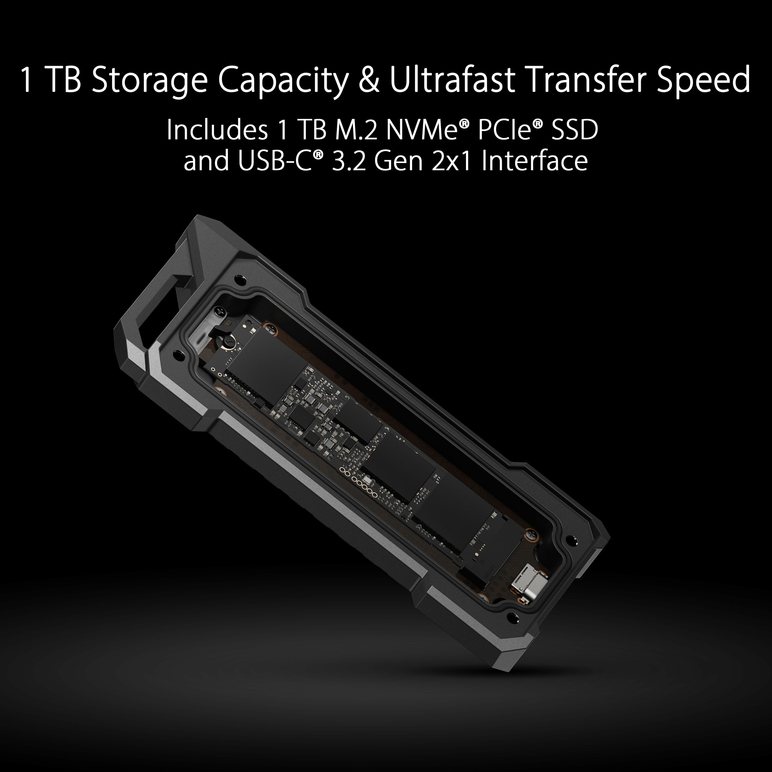 Foto 3 | Ssd Asus Tuf Gaming As1000 De 1 Tb Usb-c 3.2 Gen 2x1 - Venta Internacional.