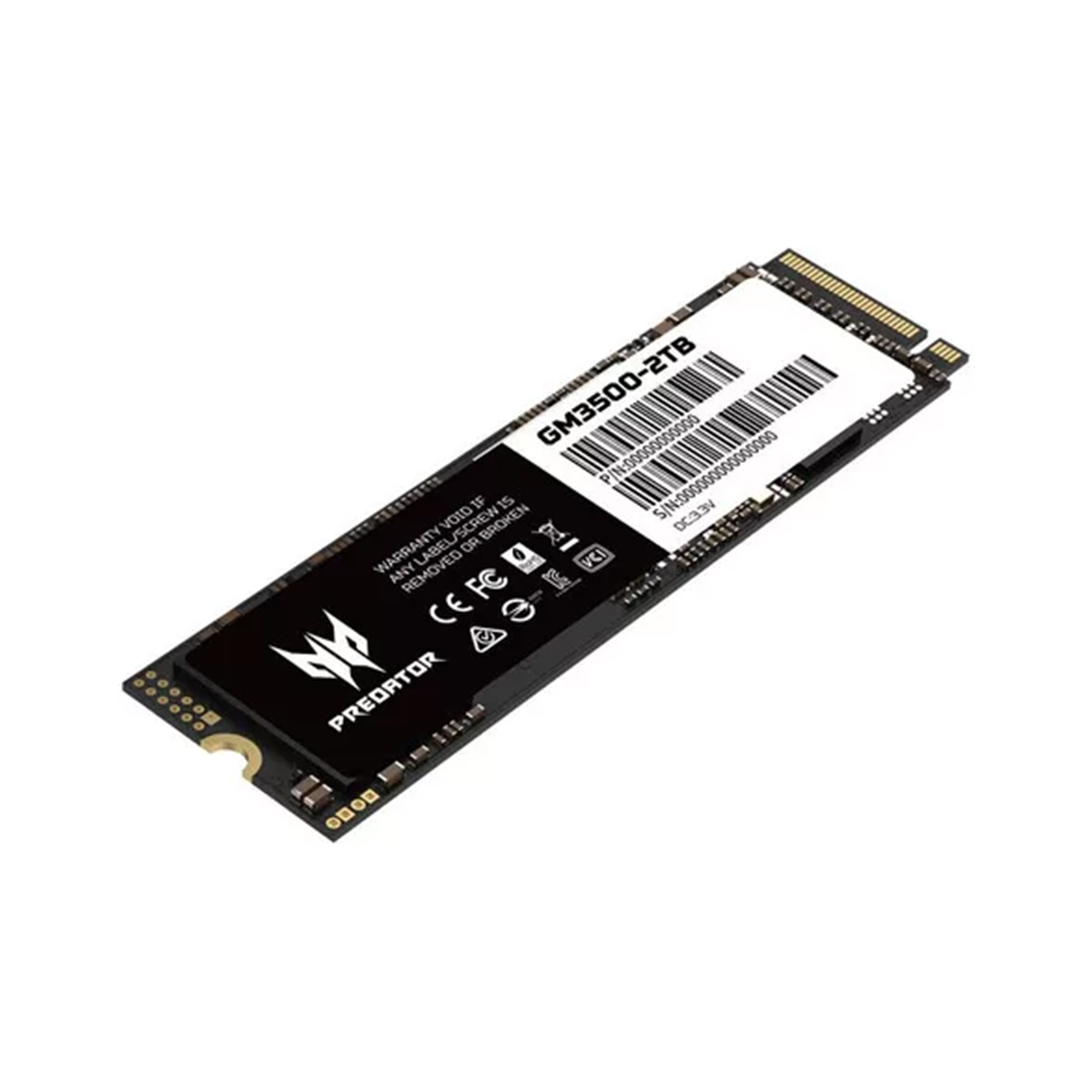 Foto 3 pulgar | Unidad De Estado Sólido Predator Gm3500 De 2 Tb, M2 2280, Nvme Pcie Gen 3x4, 3400/3000 Mb/s