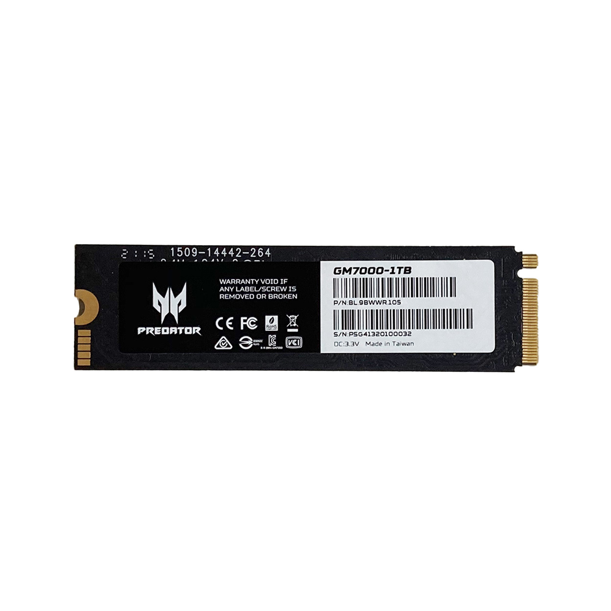 Foto 4 pulgar | Unidad De Estado Sólido Predator Gm7000 De 1 Tb, M2 2280, Nvme Pcie Gen 4x4, 7400/6700 Mb/s