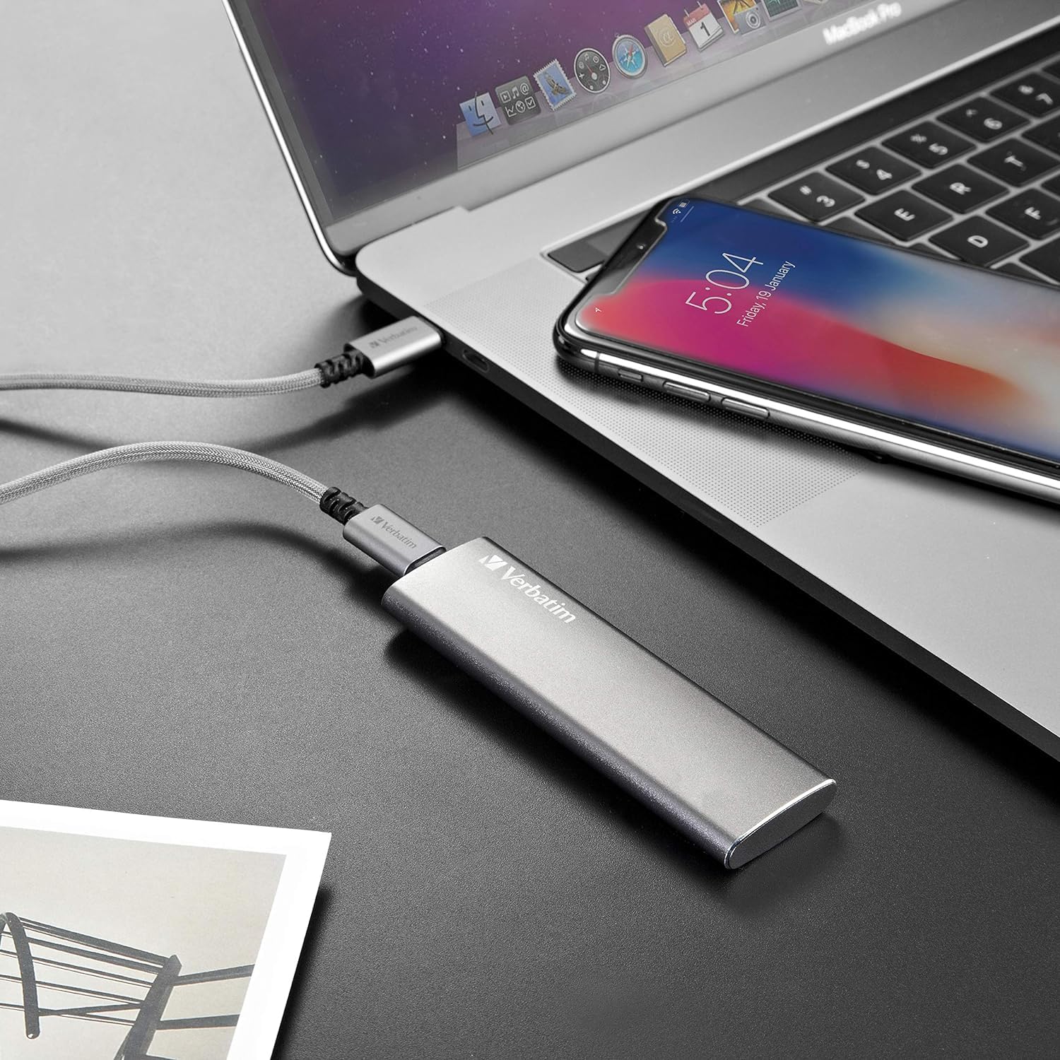 Foto 5 | Disco Duro Externo Ssd Portátil Verbatim Vx500 2tb Usb 3.1 - Venta Internacional.