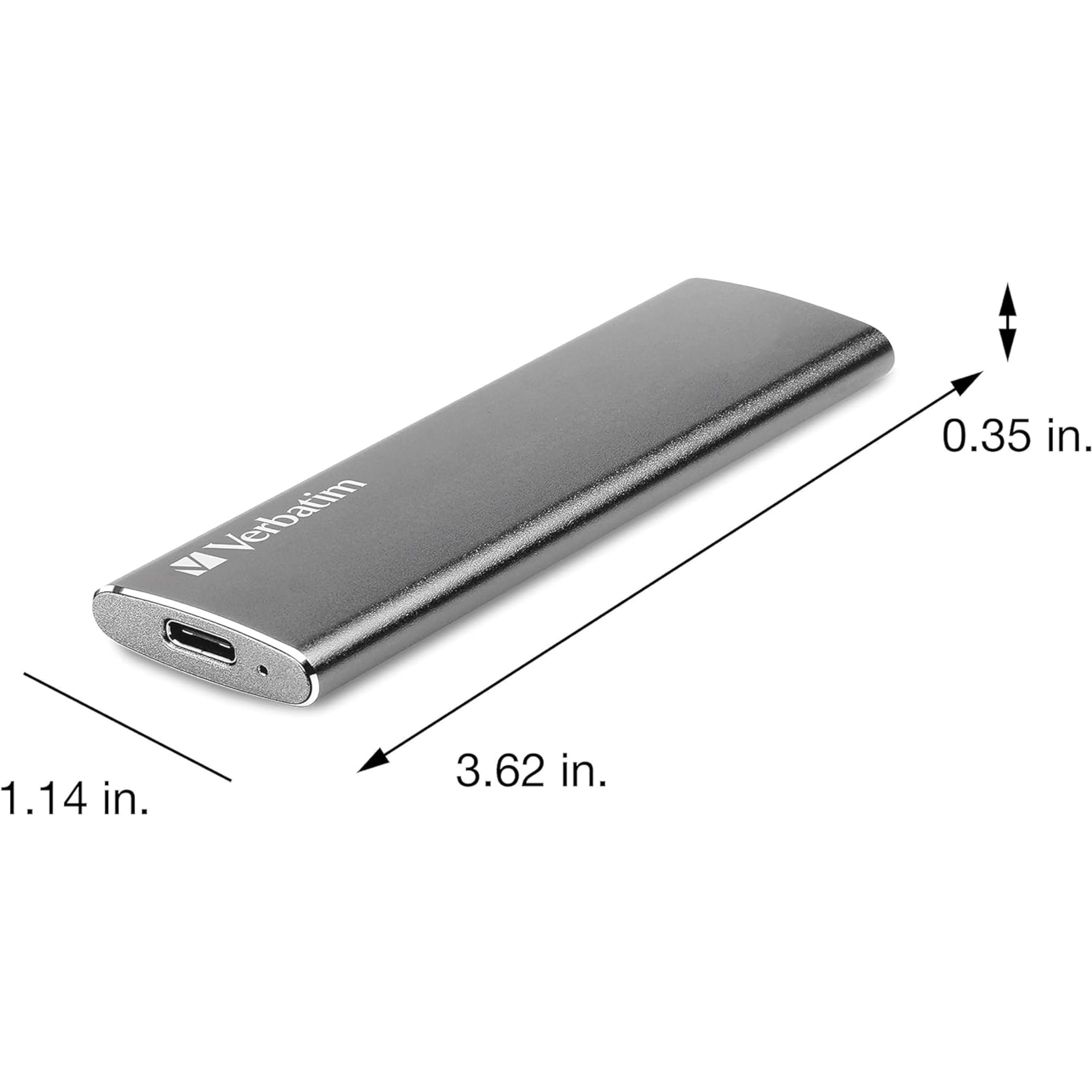 Foto 3 pulgar | Ssd Portátil Verbatim Vx500 De 1 Tb Usb 3.1 Gen 2, Color Gris Espacial - Venta Internacional.
