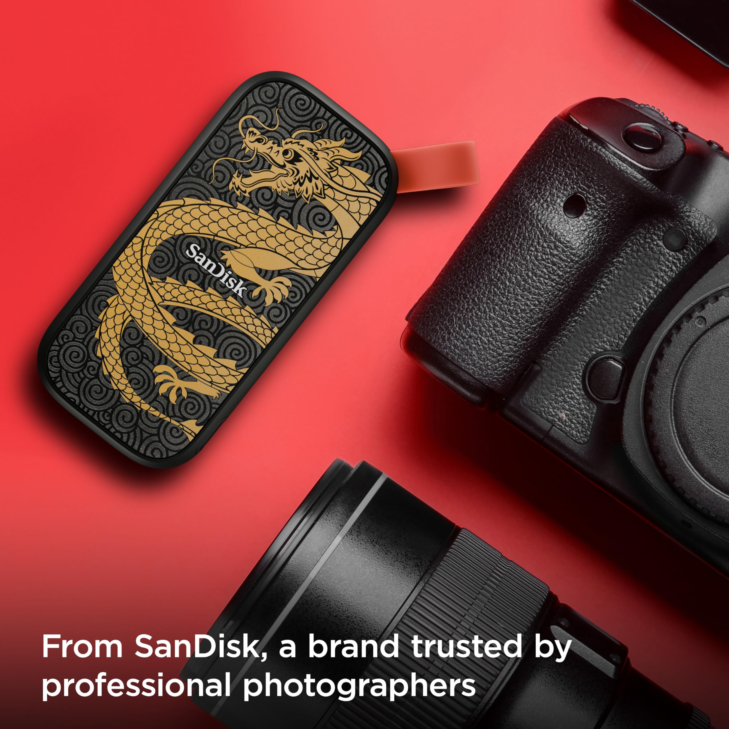 Foto 7 pulgar | Ssd Portátil Sandisk Dragon Edition De 1 Tb Usb-c A 800 Mb/s - Venta Internacional.