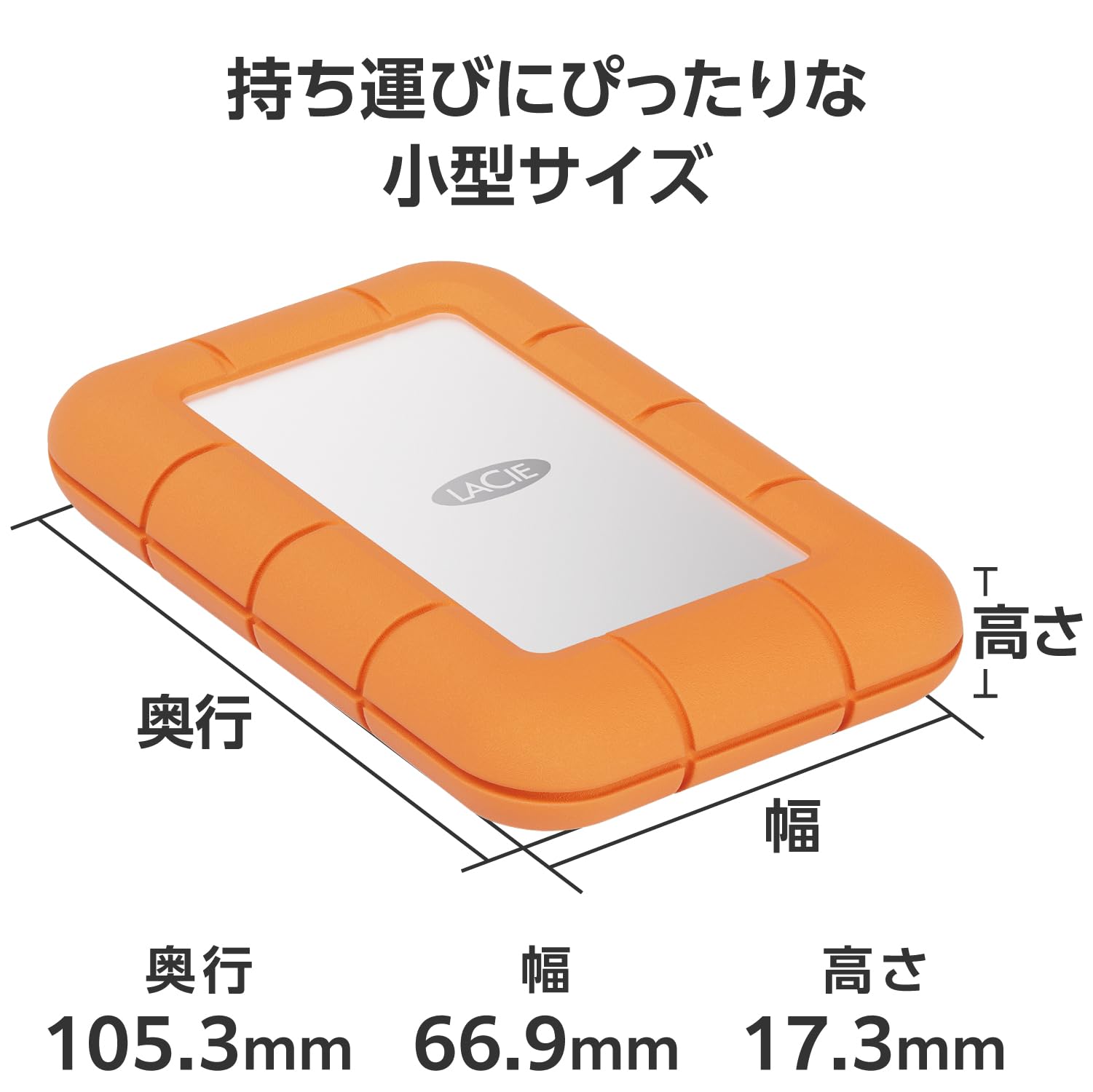 Foto 4 pulgar | Unidad De Estado Sólido Lacie Rugged Mini Ssd De 1 Tb Usb 3.2 Gen 2x2 - Venta Internacional.