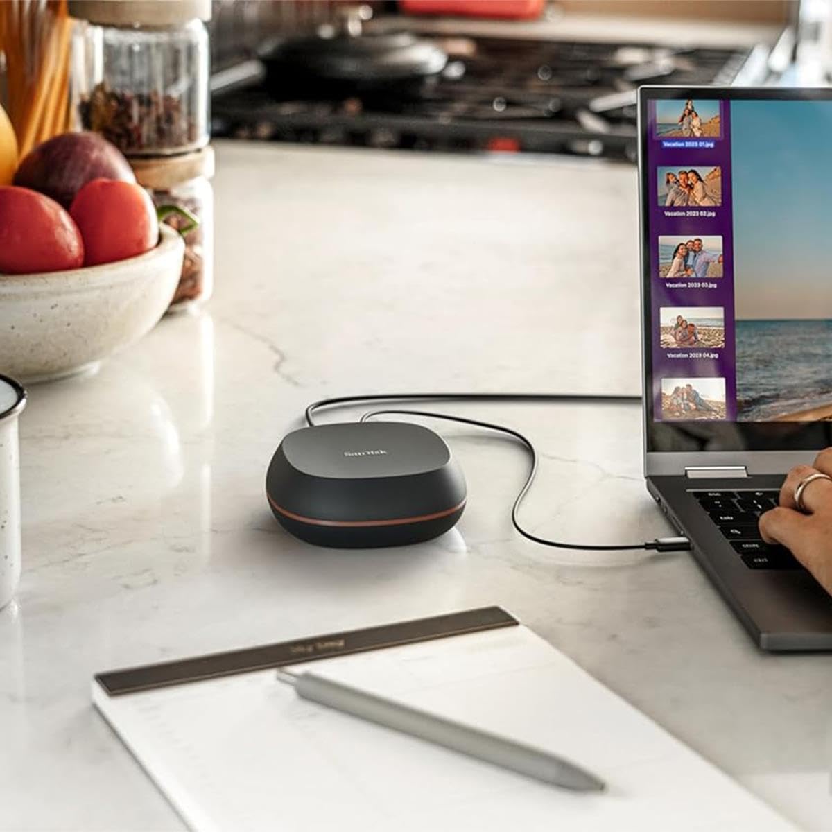 Foto 2 | Unidad De Estado Sólido Externa Sandisk 4tb Desk Drive Ssd - Venta Internacional.