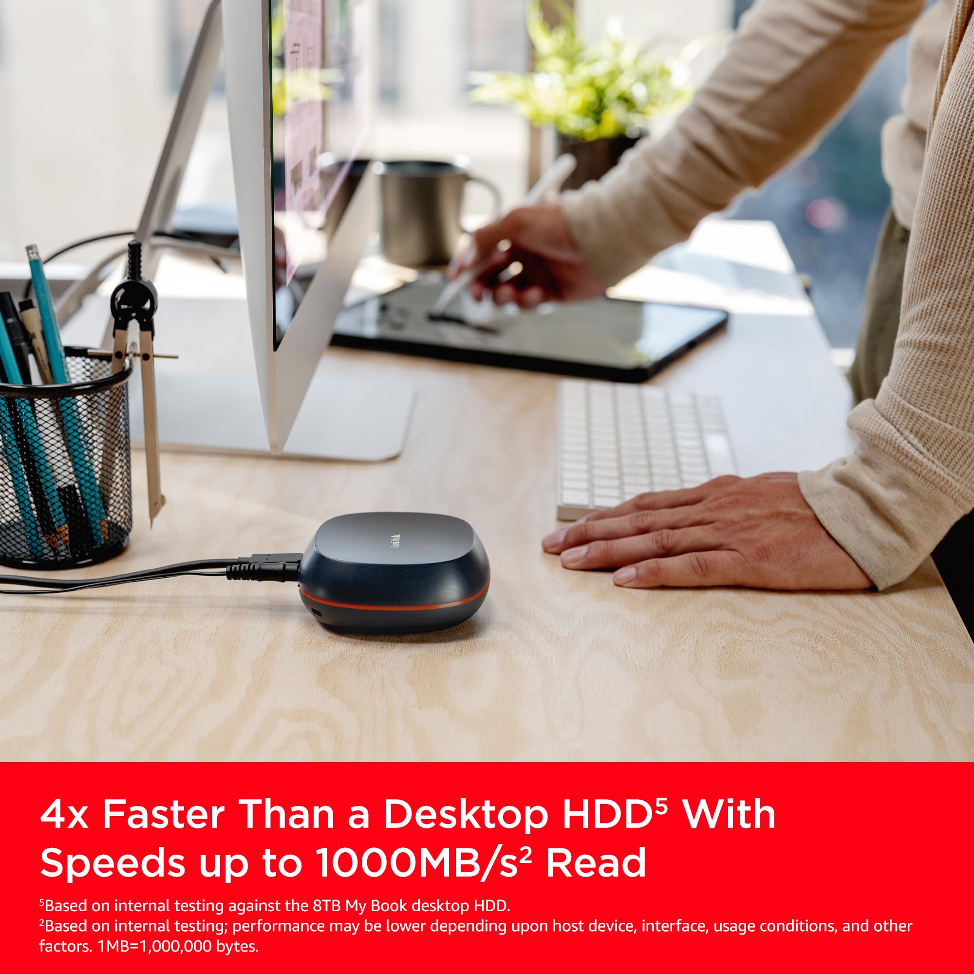Foto 5 | Unidad De Estado Sólido Externa Sandisk 4tb Desk Drive Ssd - Venta Internacional.