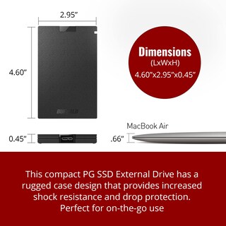 Foto 3 | Ssd Externo Buffalo Usb 3.2 Tipo C/a De 500 Gb Para Ps4/ps5/pc/mac - Venta Internacional.