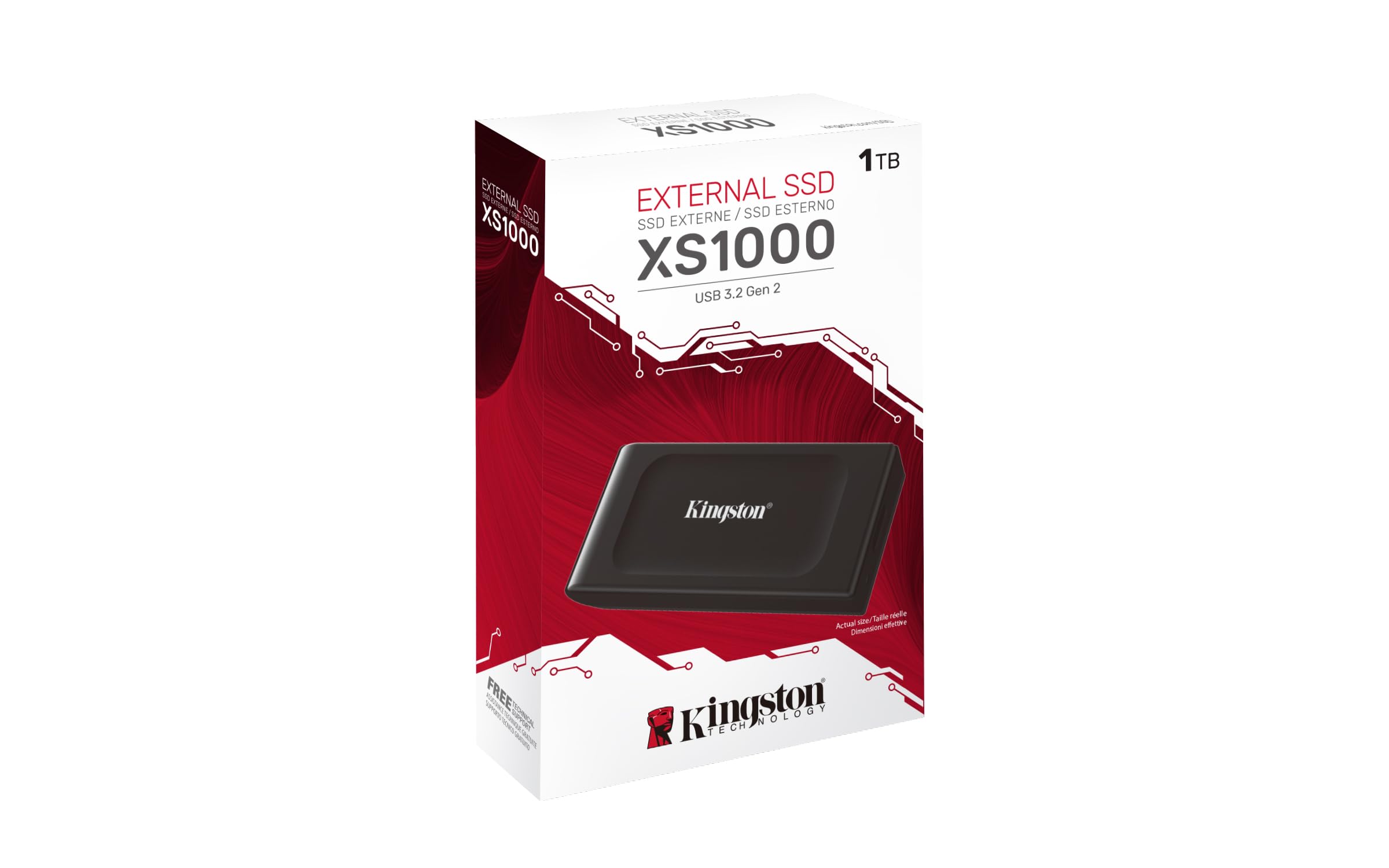 Foto 4 pulgar | Unidad De Estado Sólido Externa Kingston Xs1000 1tb Usb 3.2 - Venta Internacional.