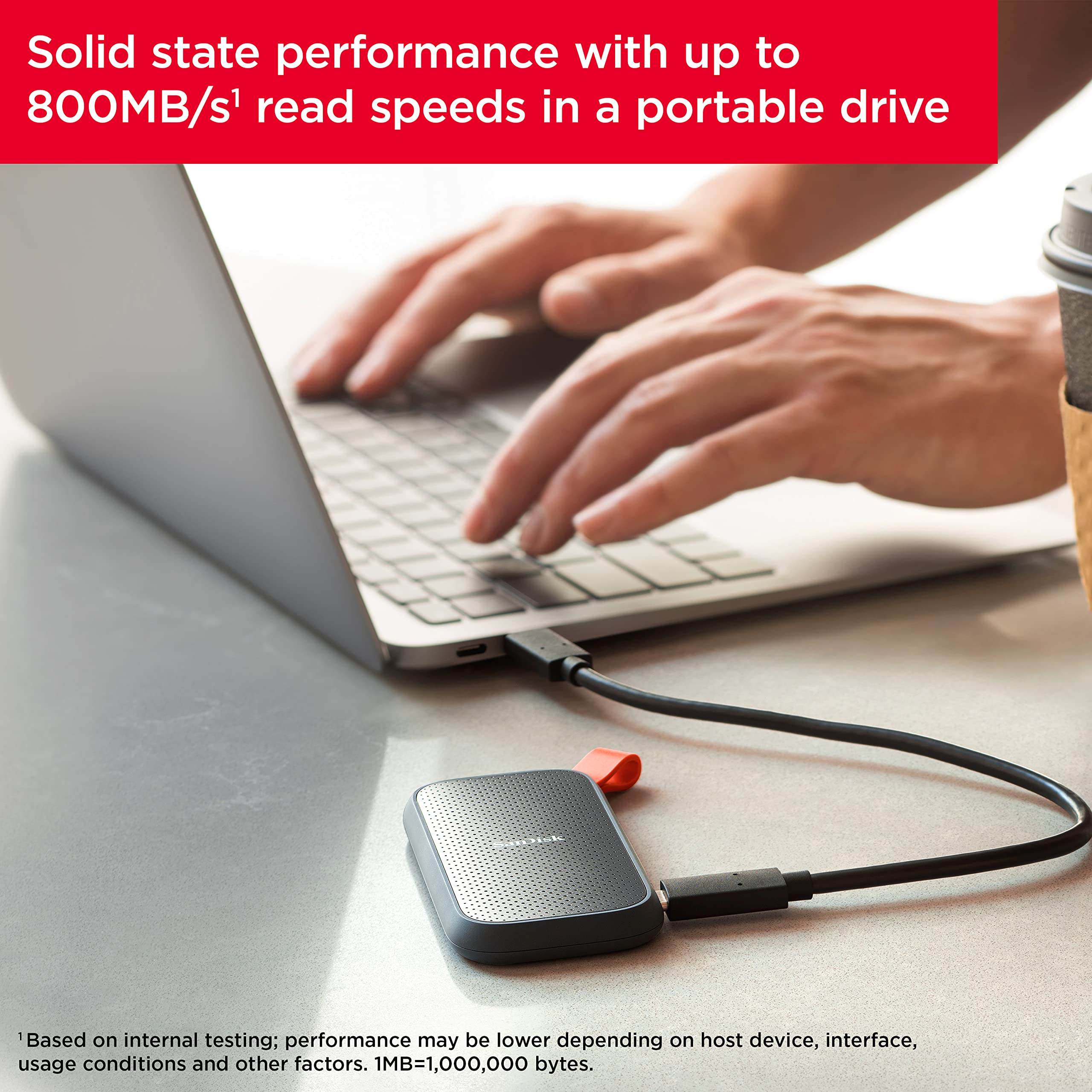 Foto 5 pulgar | Ssd Portátil Sandisk 2 Tb Usb-c 3.2 Gen 2 De Hasta 800 Mb/s - Venta Internacional.