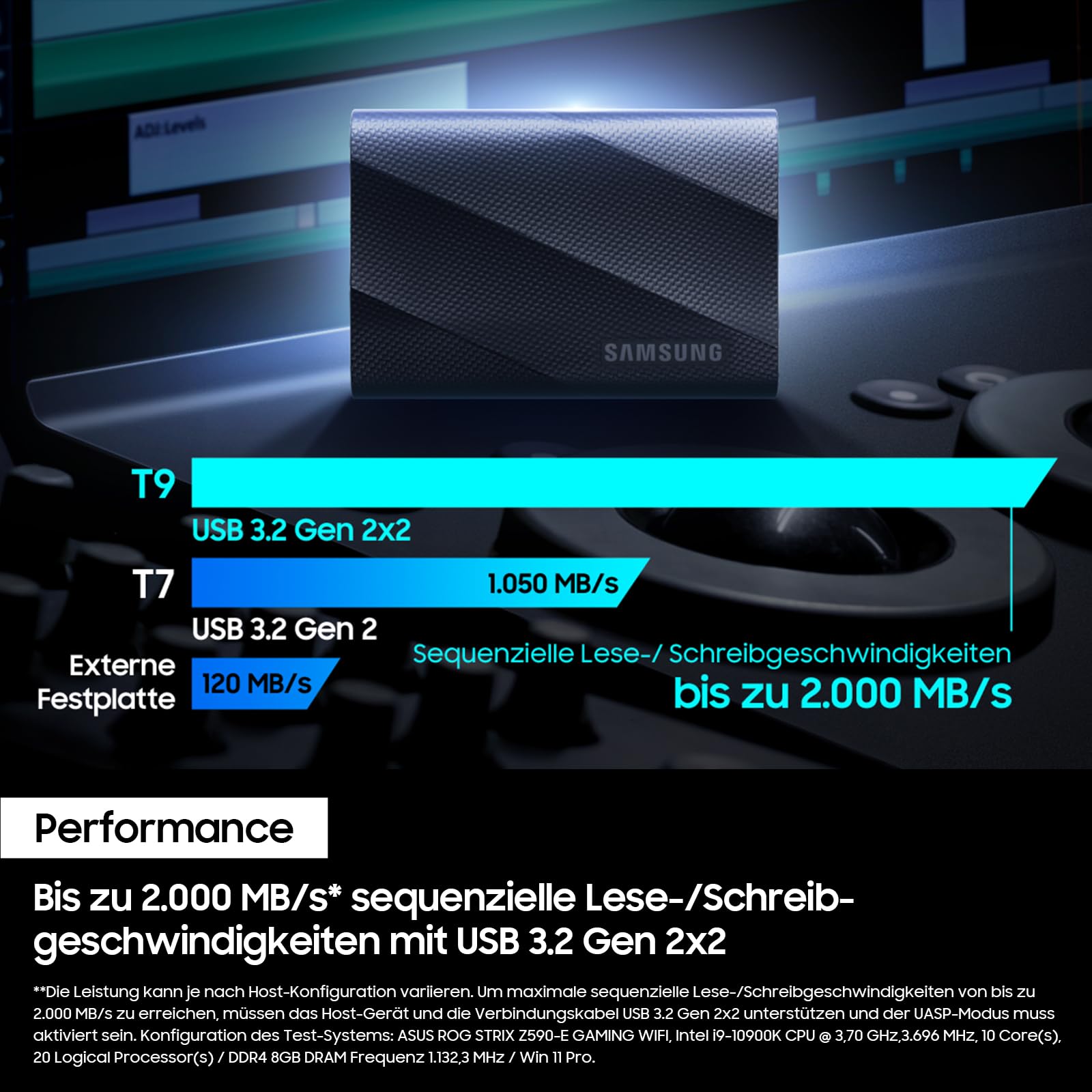 Foto 6 pulgar | Ssd Portátil Samsung T9 De 1 Tb Usb 3.2 Gen 2x2 2000 Mb/s - Venta Internacional.