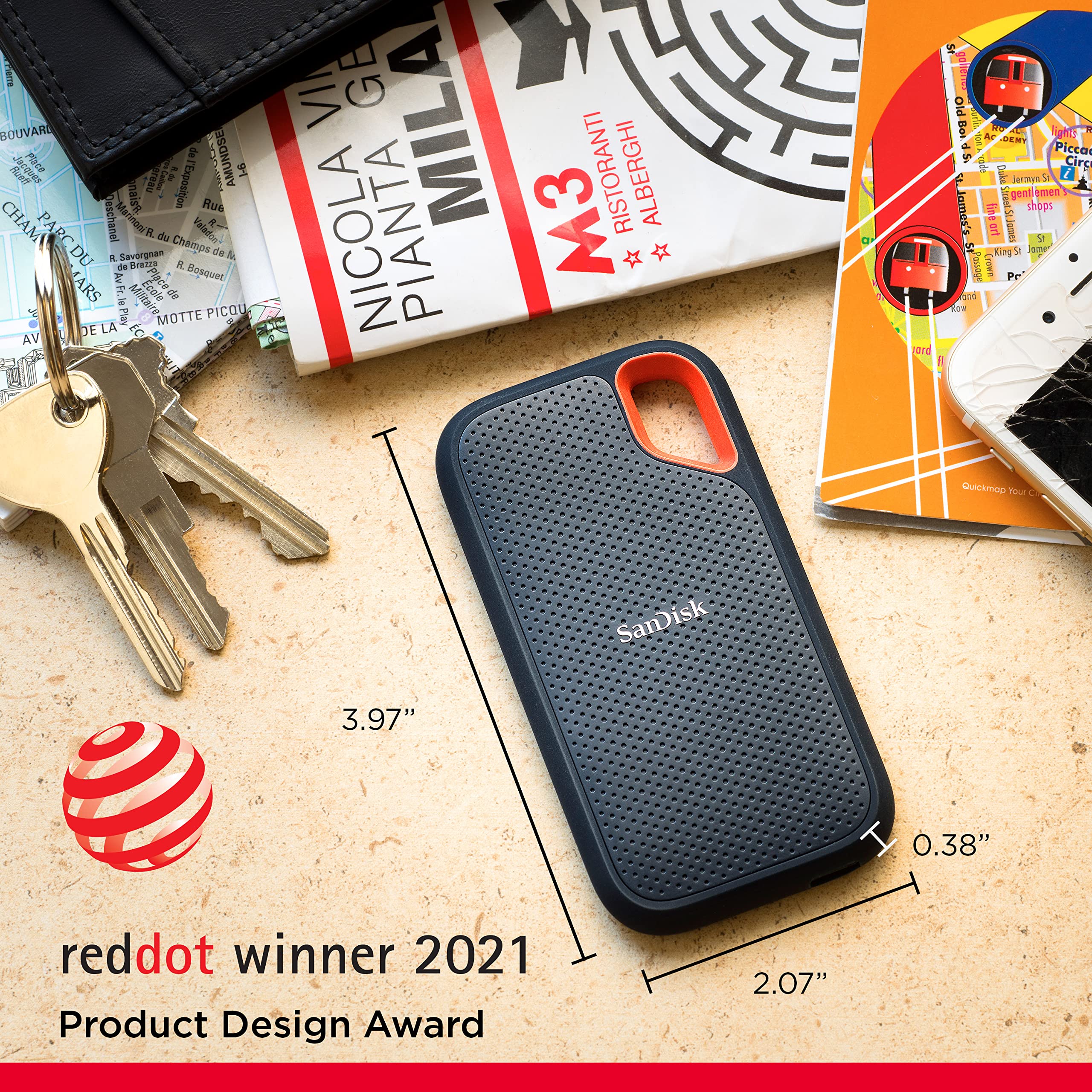 Foto 3 pulgar | Unidad de Estado Sólido Externa SanDisk Extreme 4 TB USB 3.2 - Venta Internacional