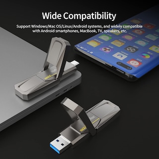 Foto 6 | Unidad de Estado Sólido Externa Portátil Netac 128gb Usb 3.2 - Venta Internacional