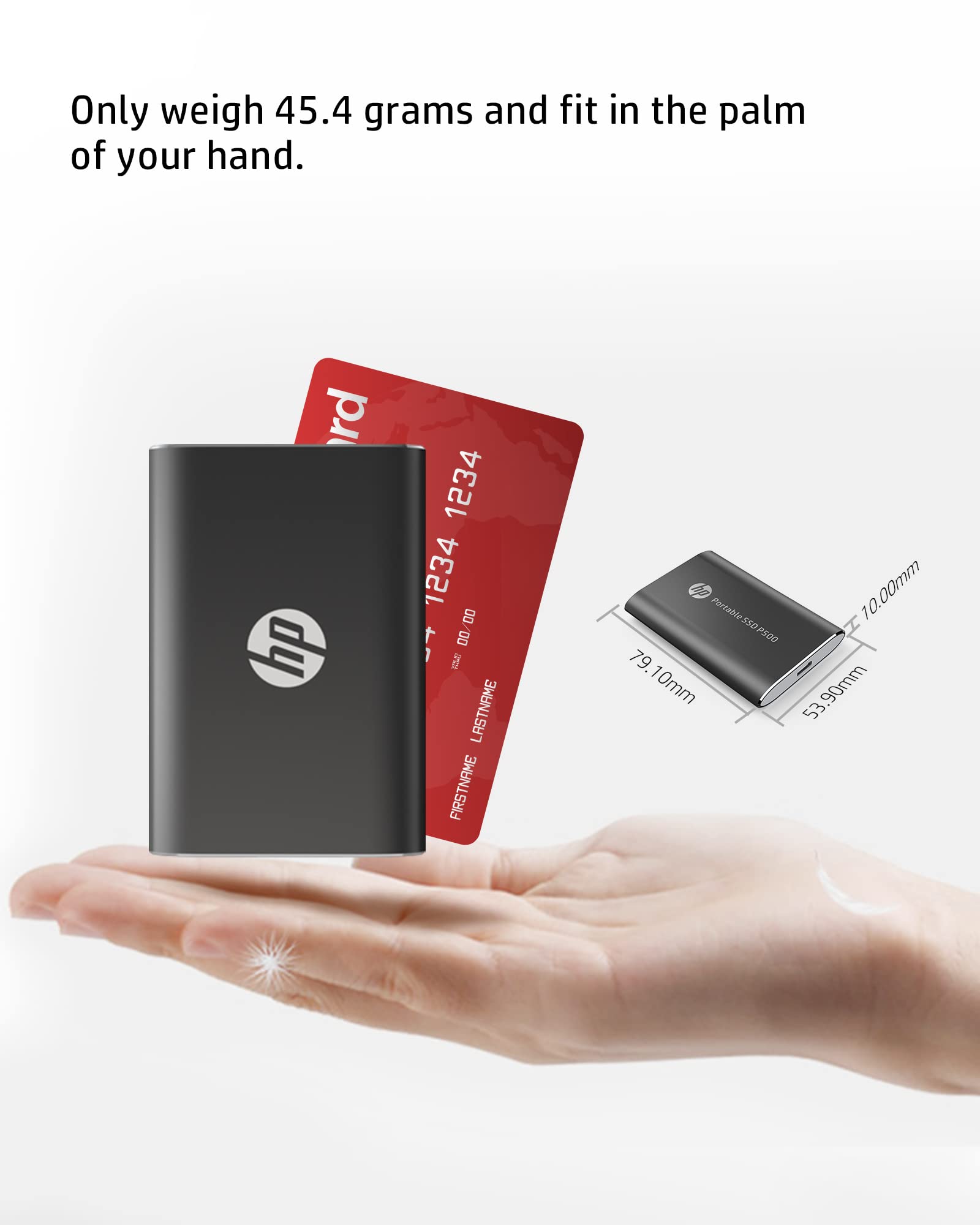 Foto 4 pulgar | Unidad De Estado Sólido Externa Hp P500 De 1 Tb Usb-c 3.2 Gen 1 - Venta Internacional.