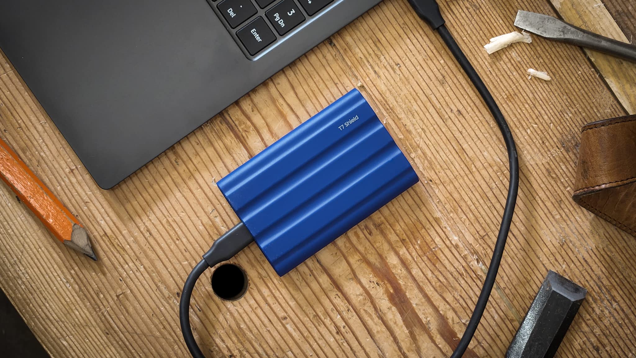 Foto 7 | Ssd Portátil Samsung T7 Shield De 4 Tb, 1050 Mb/s, Resistente, Negro - Venta Internacional.