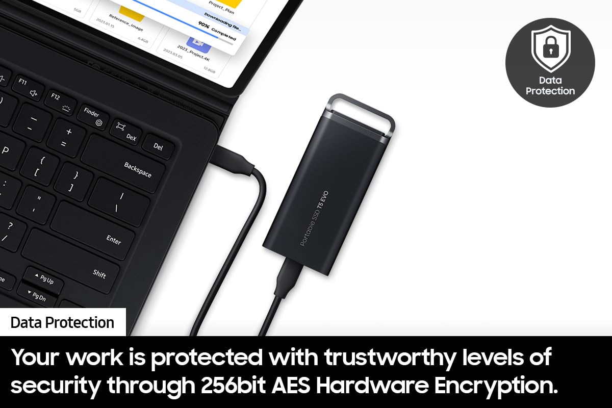 Foto 5 pulgar | Ssd Portátil Samsung T5 Evo De 4 Tb Usb 3.2 Gen 1, Color Negro - Venta Internacional.