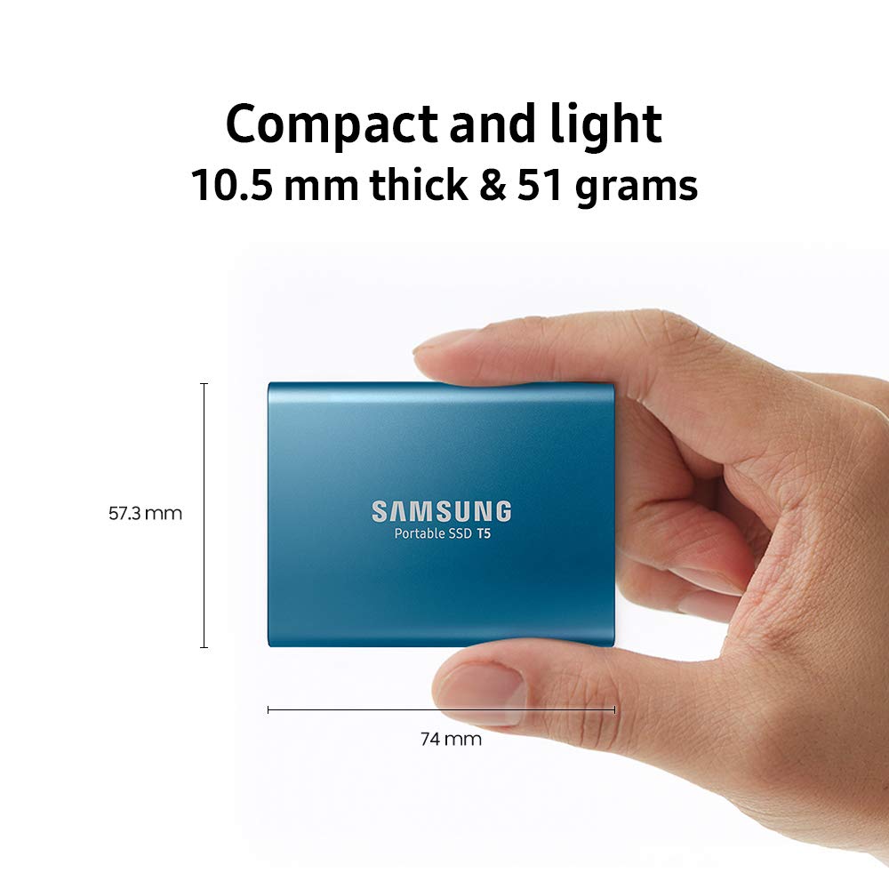 Foto 4 pulgar | Ssd Samsung T5 Portátil De 1 Tb Usb 3.1 540 Mb/s Externo Negro - Venta Internacional.
