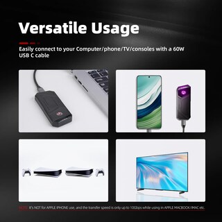 Foto 6 | Ssd Externo Portátil Kingspec Z5 De 4 Tb Con Luz Rgb De 2100 Mb/s - Venta Internacional.