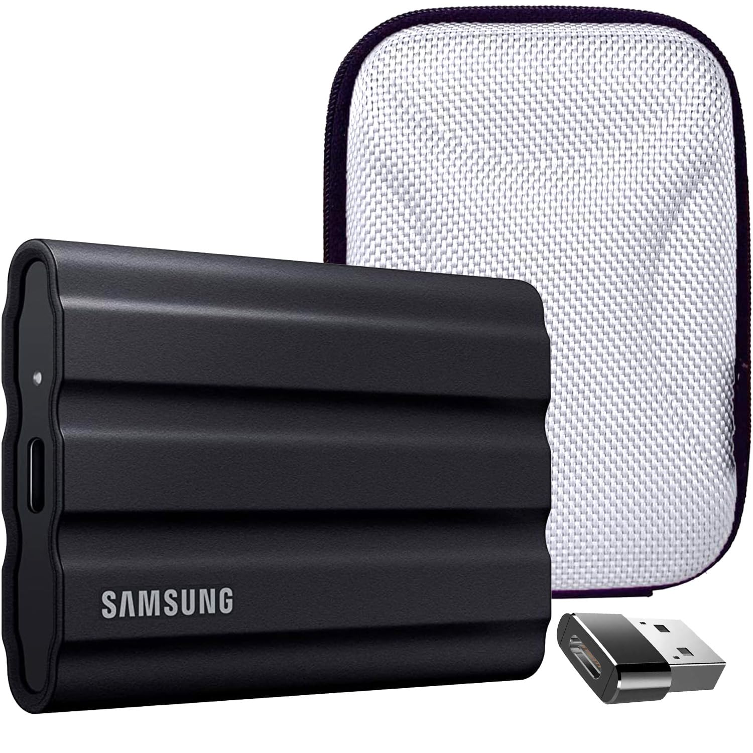 Foto 2 pulgar | Ssd Portátil Samsung T7 4tb Usb 3.2 Gen. 2 Con Funda Y Adaptador - Venta Internacional.