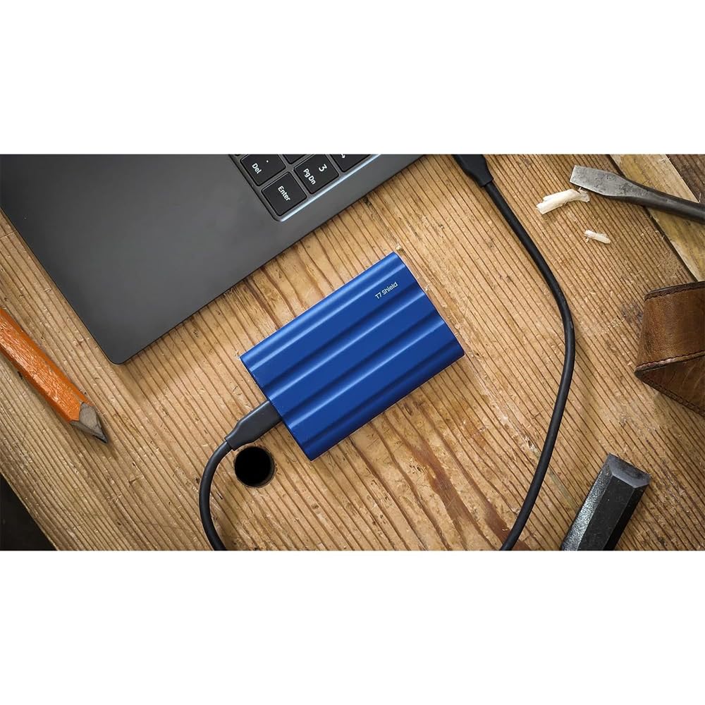 Foto 8 pulgar | Ssd Portátil Samsung T7 4tb Usb 3.2 Gen. 2 Con Funda Y Adaptador - Venta Internacional.