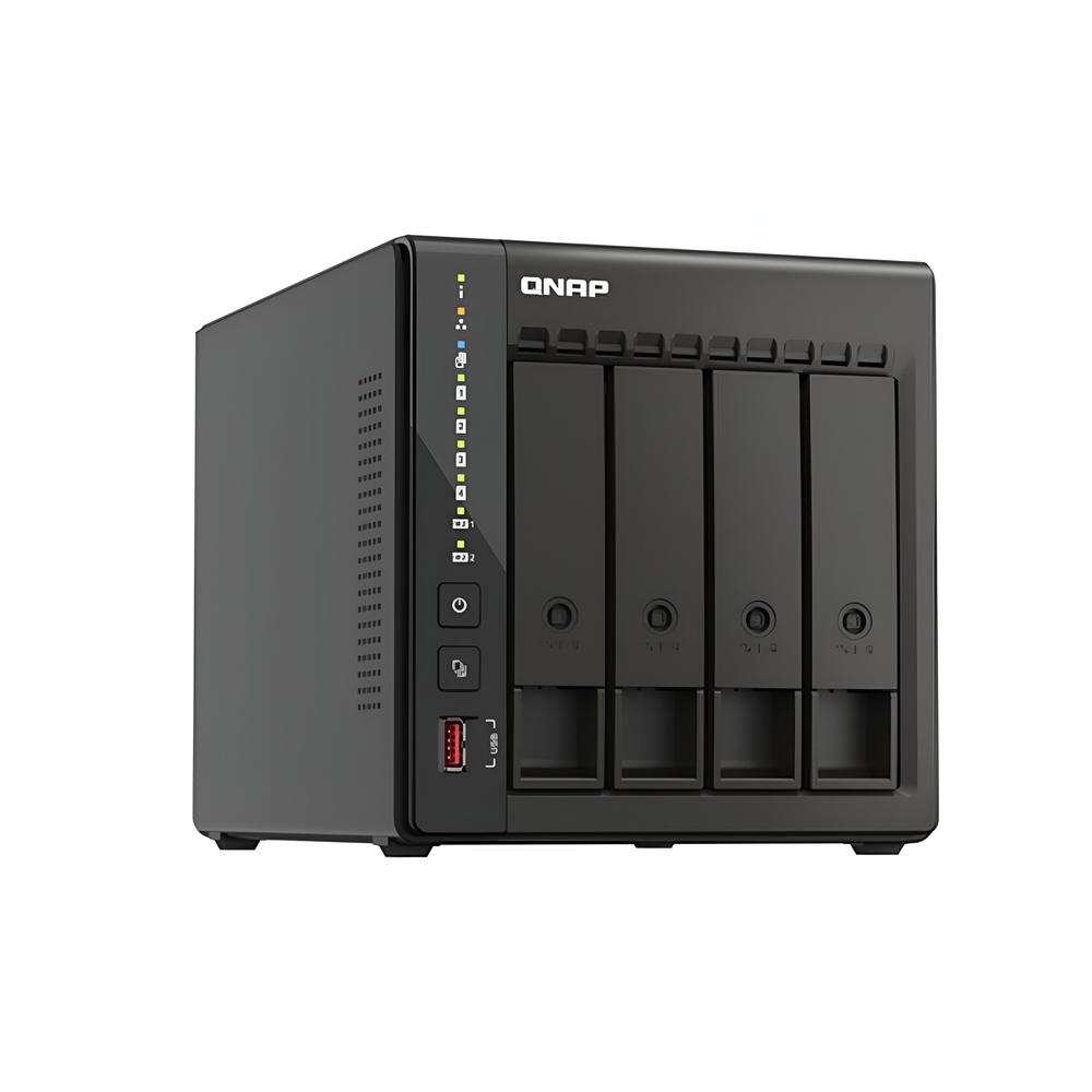 Foto 4 pulgar | Servidor Nas Qnap 4 Bahías Proc Intel 8 Gb Ram Ts-453e-8g