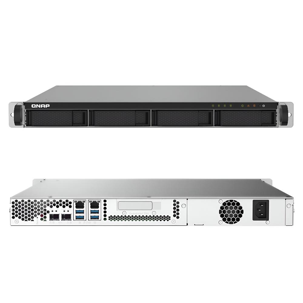 Foto 1 | Servidor Nas Qnap 4 Bahías 1u Proc. Arm Quad Core, 2gb Ram