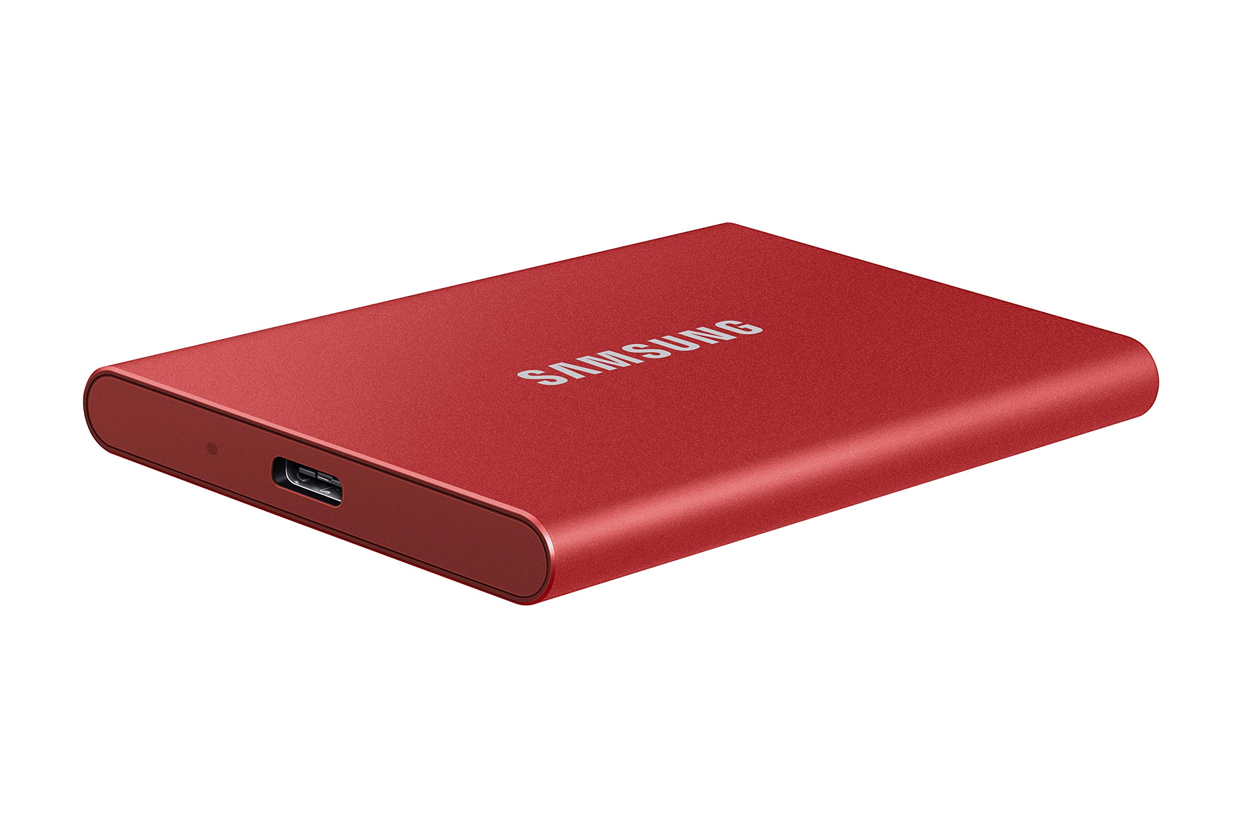 Foto 5 pulgar | Ssd Portátil Samsung T7 500 Gb Usb 3.2 Gen2 1050 Mb/s Rojo - Venta Internacional.