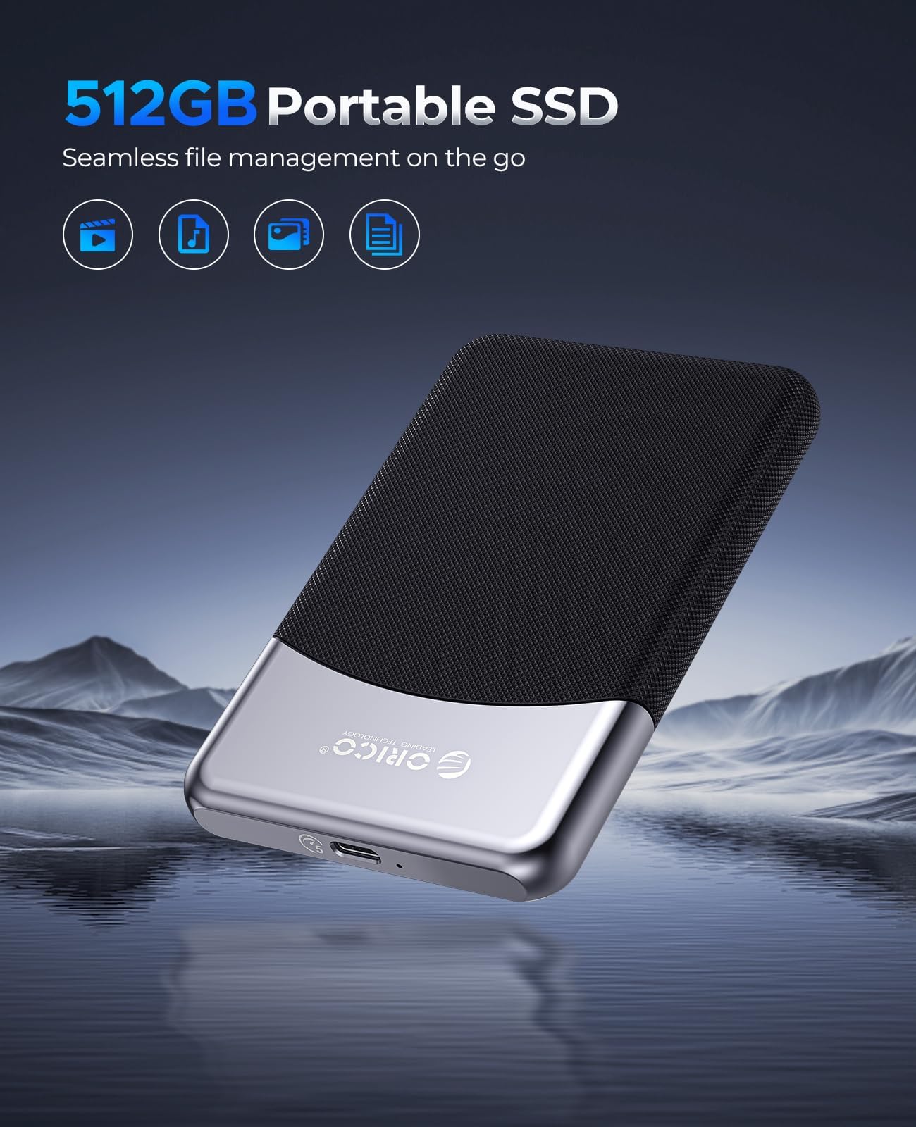 Foto 3 pulgar | Ssd Externo Orico M25pro 512 Gb Usb 3.2 Gen 1 460 Mb/s - Venta Internacional.