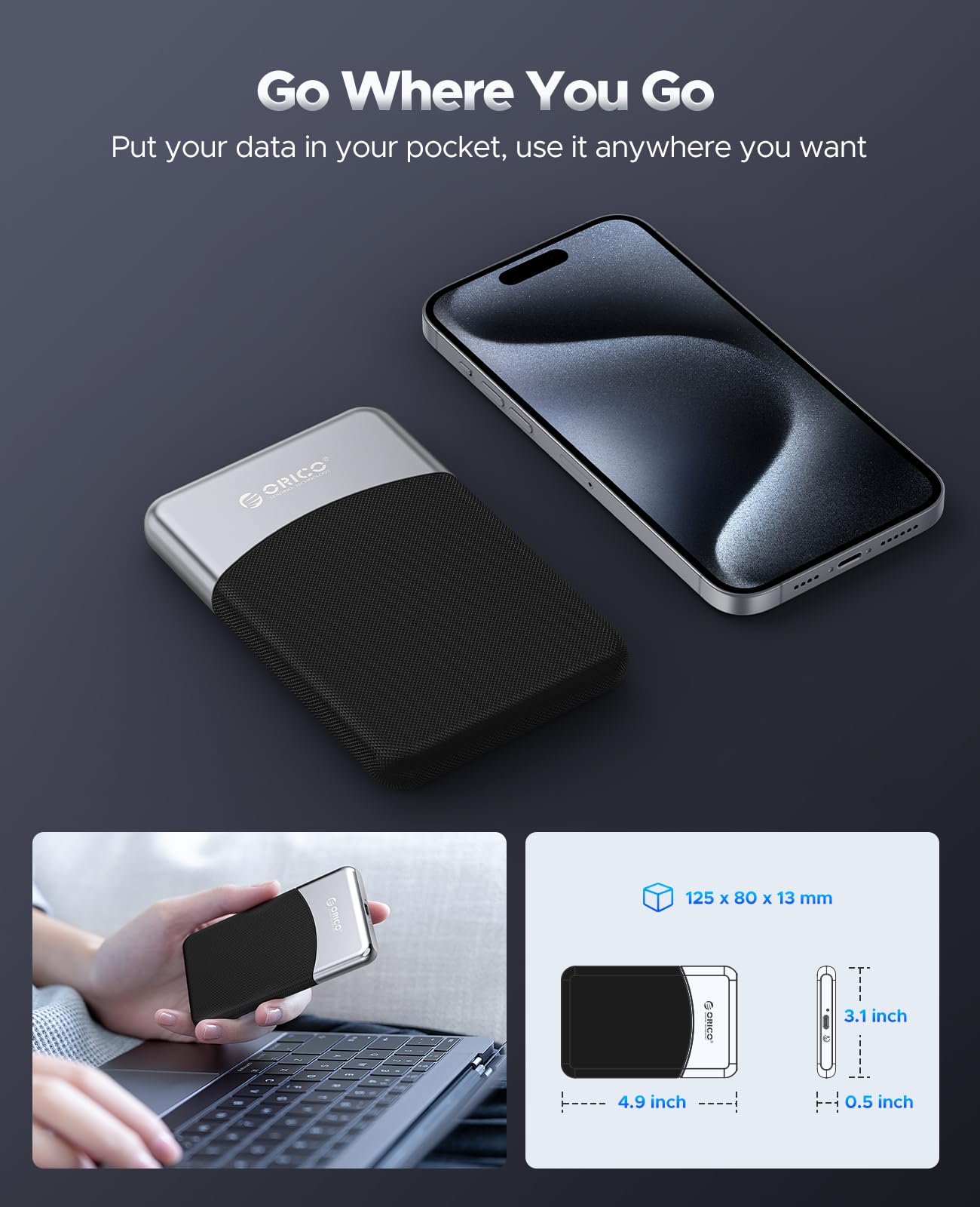 Foto 8 pulgar | Ssd Externo Orico M25pro 512 Gb Usb 3.2 Gen 1 460 Mb/s - Venta Internacional.