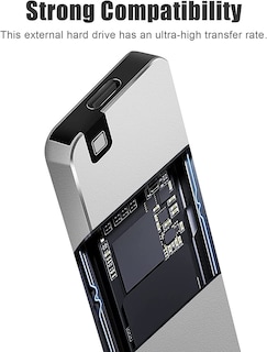 Foto 2 | Disco Duro Externo Ssd Portátil De 2 Tb Usb 3.1 Tipo C - Venta Internacional.