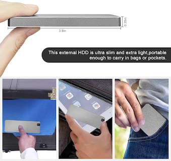 Foto 7 | Disco Duro Externo Ssd Portátil De 2 Tb Usb 3.1 Tipo C - Venta Internacional.